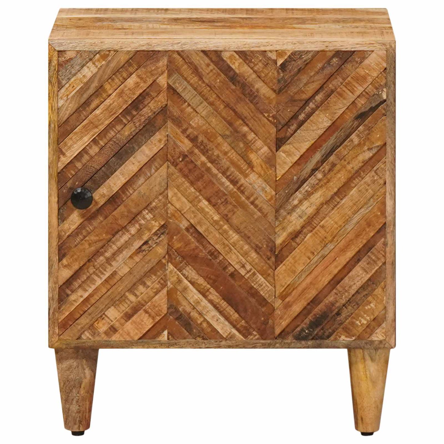 Nachttisch 2 stk. Braun 40 x 33,5 x 46 cm Massivholz Mango