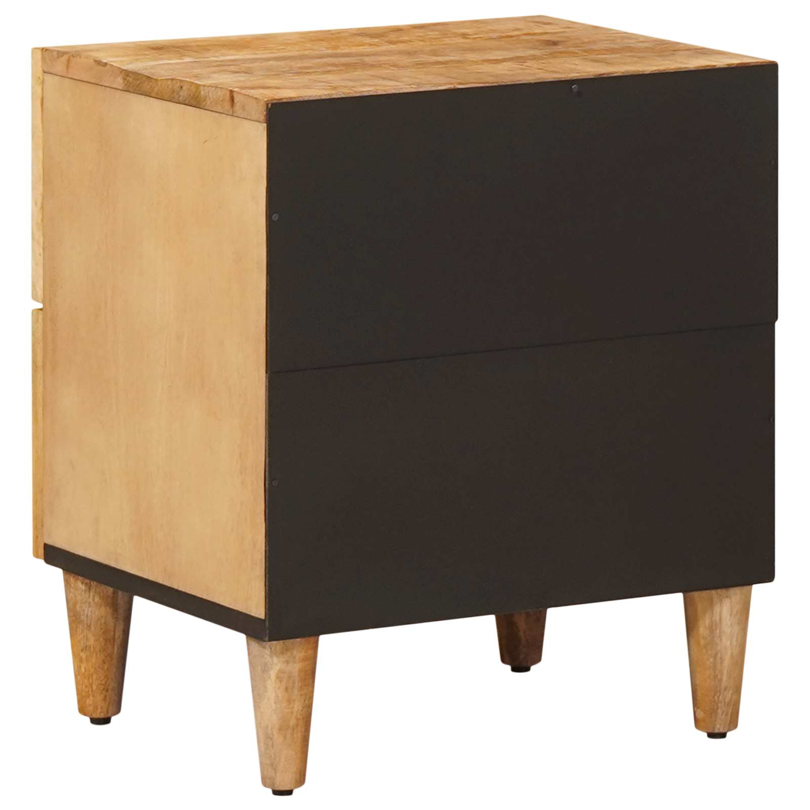 Nachttisch 2 stk. Braun 40 x 33,5 x 46 cm Massivholz Mango