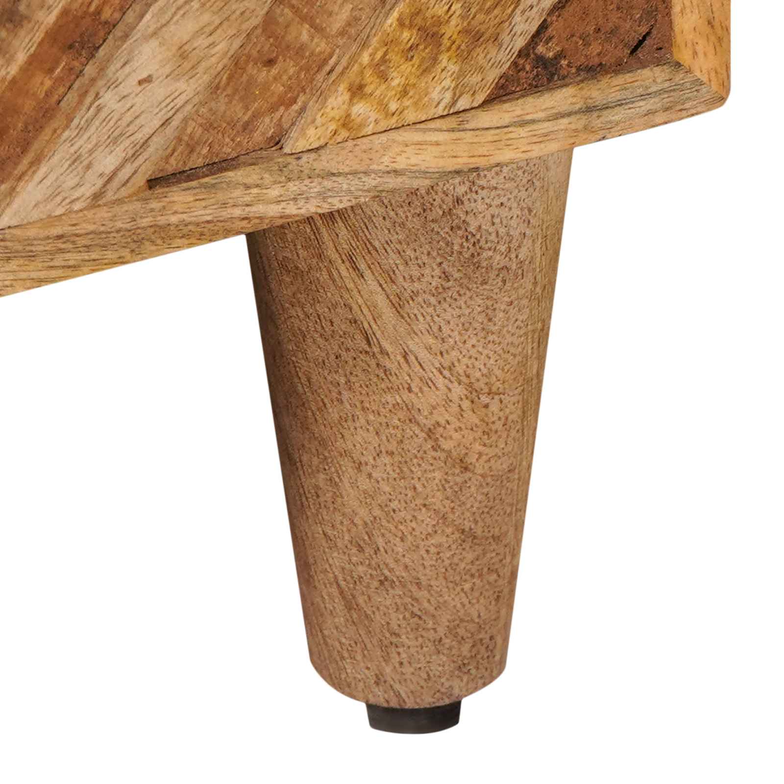 Nachttisch Braun 50 x 33 x 60 cm Massivholz Mango