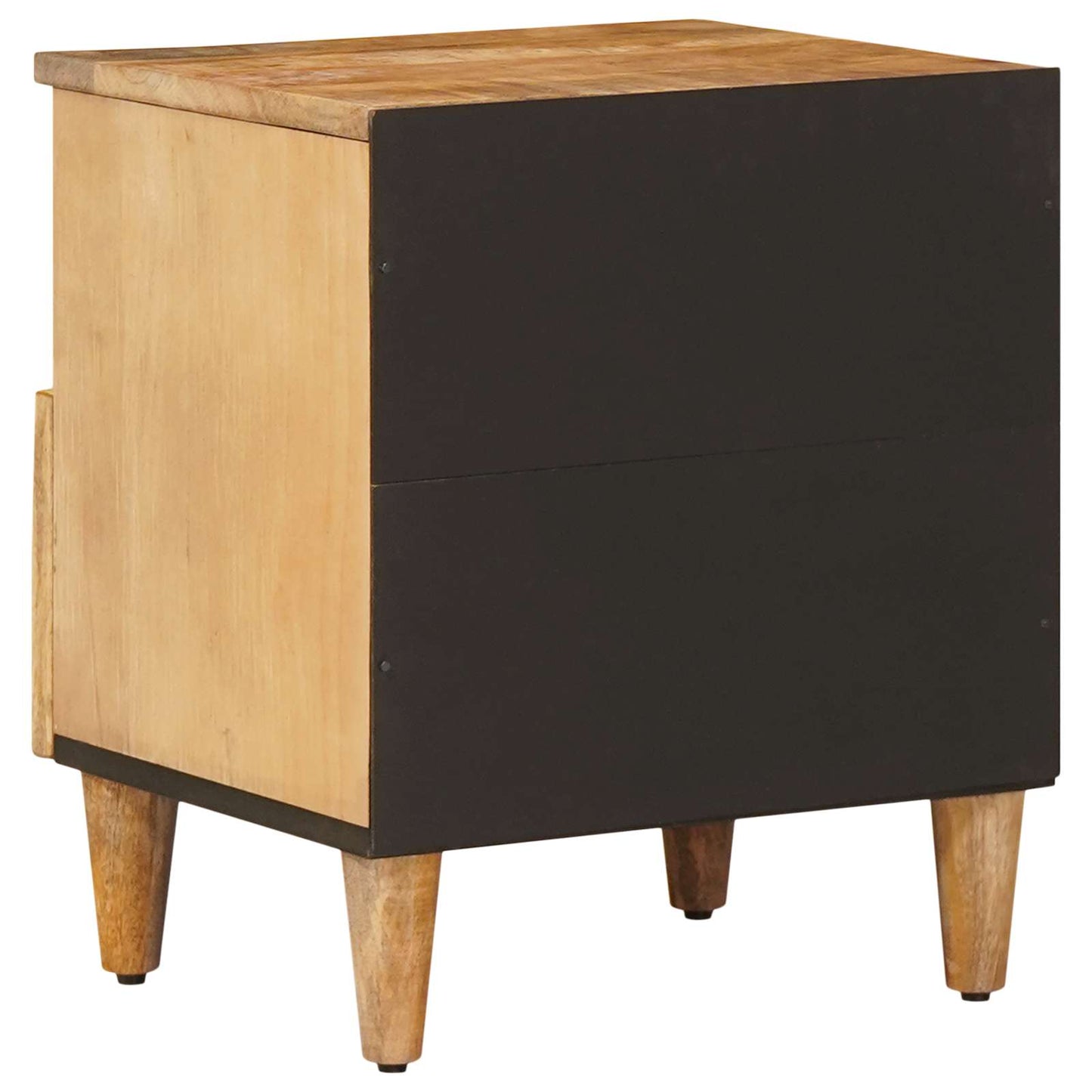 Nachttisch Braun 50 x 33 x 60 cm Massivholz Mango