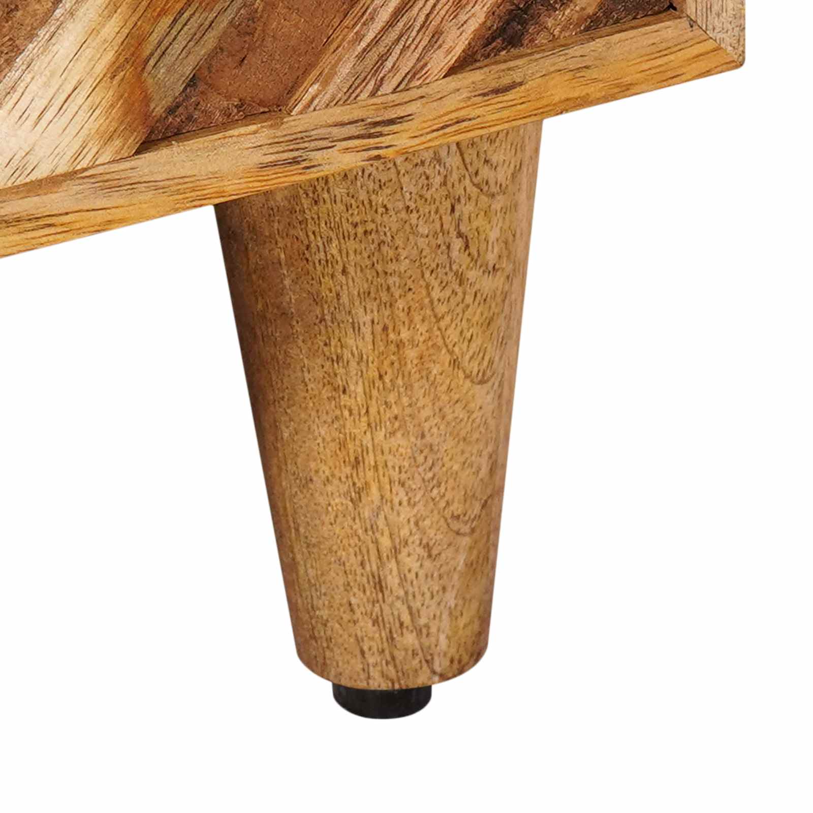 Nachttisch Braun 50 x 33 x 60 cm Massivholz Mango