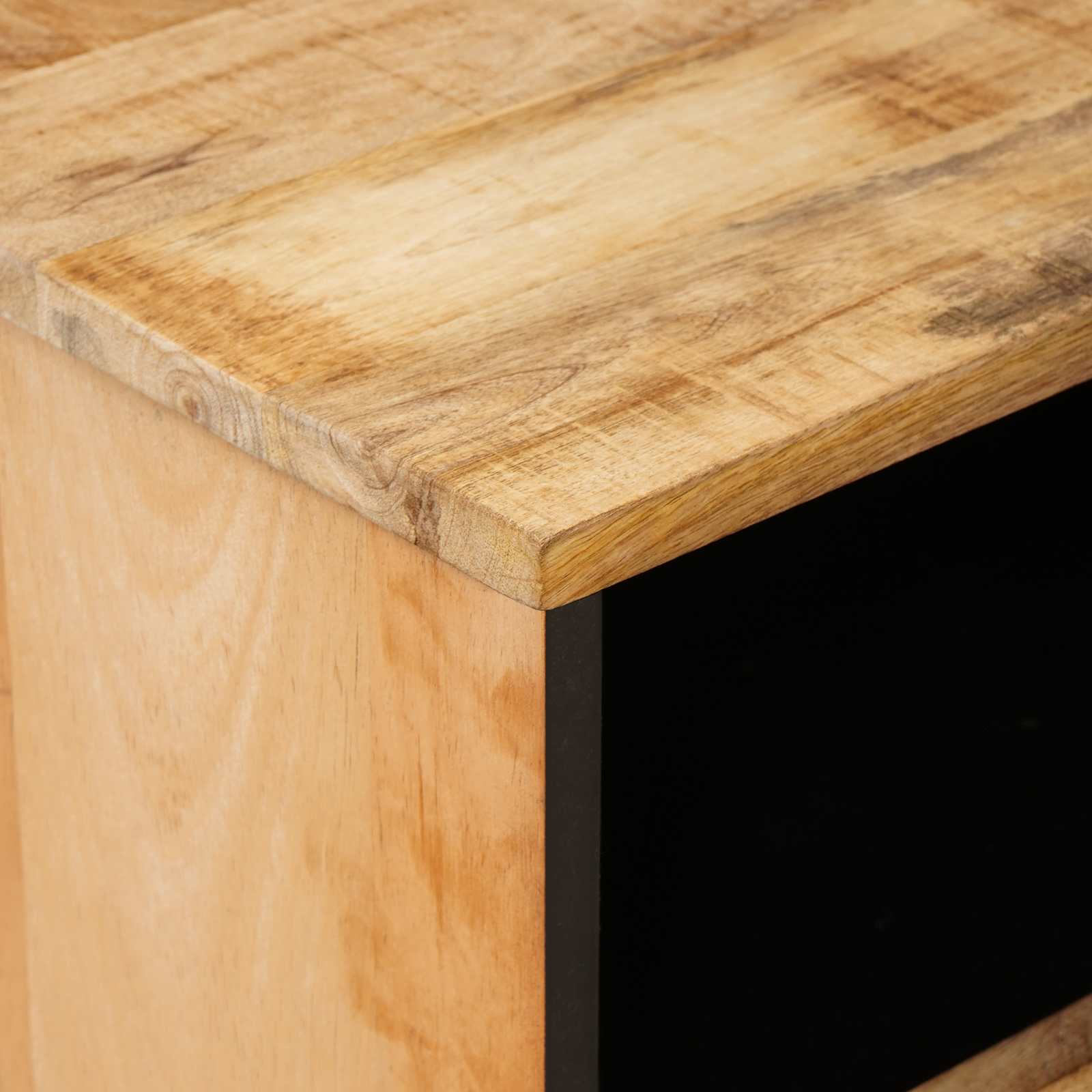 Nachttisch Braun 50 x 33 x 60 cm Massivholz Mango