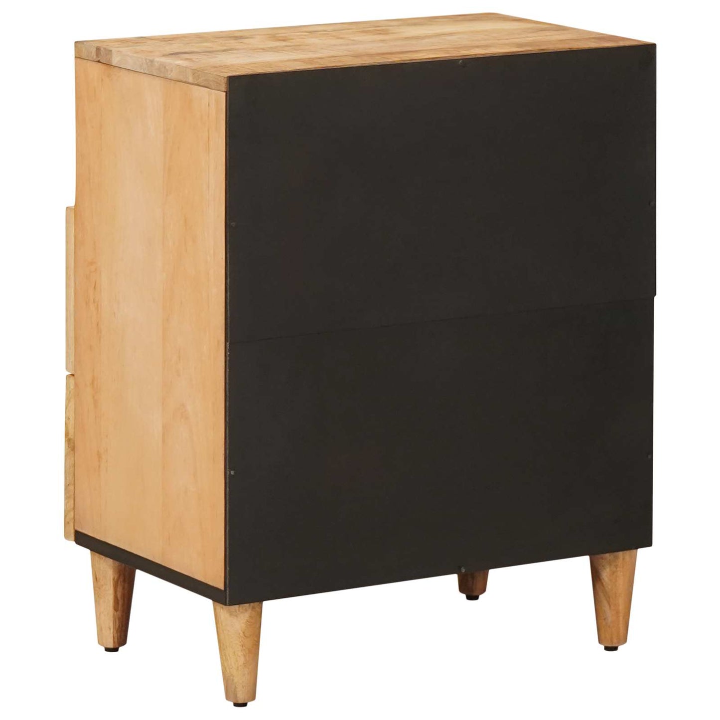Nachttisch Braun 50 x 33 x 60 cm Massivholz Mango