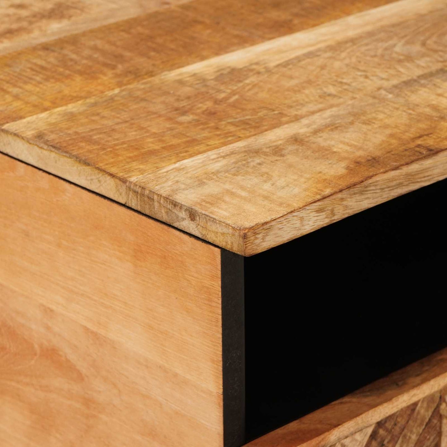 Couchtisch Braun 80 x 54 x 40 cm Massivholz Mango