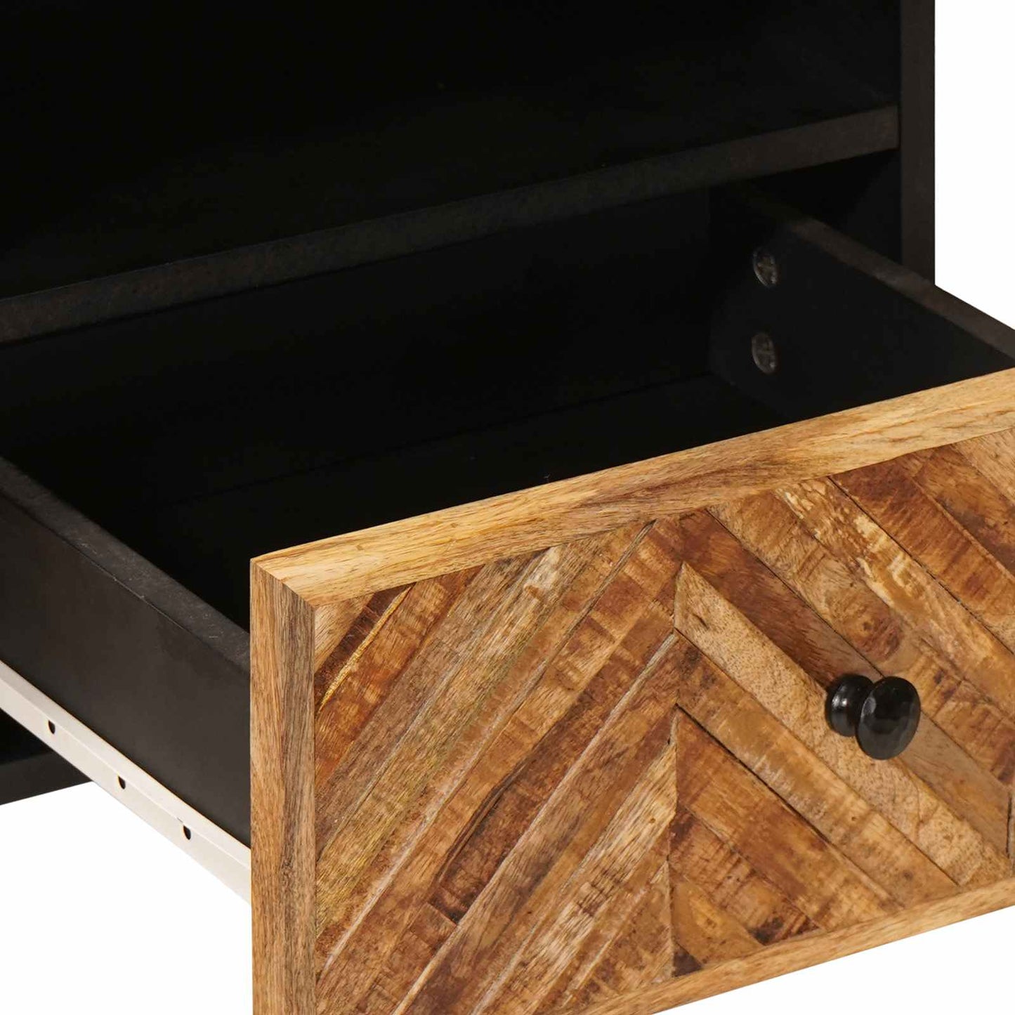 Couchtisch Braun 80 x 54 x 40 cm Massivholz Mango