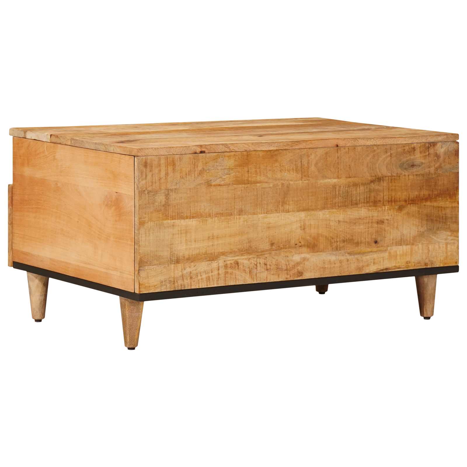 Couchtisch Braun 80 x 54 x 40 cm Massivholz Mango
