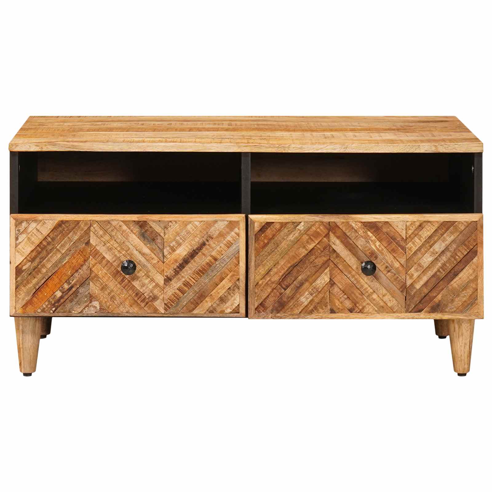 Couchtisch Braun 80 x 54 x 40 cm Massivholz Mango