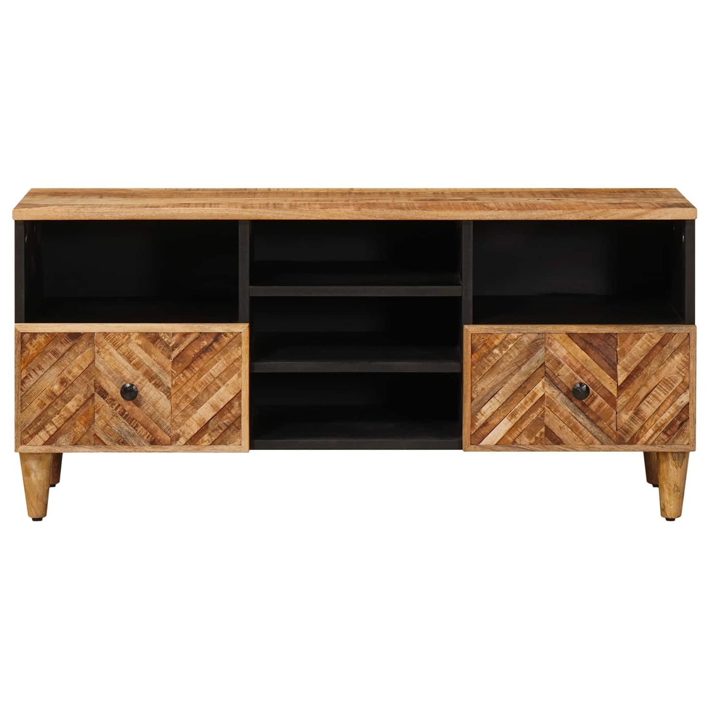 Stauraumschränke Braun 100 x 33,5 x 46 cm Massivholz Mango
