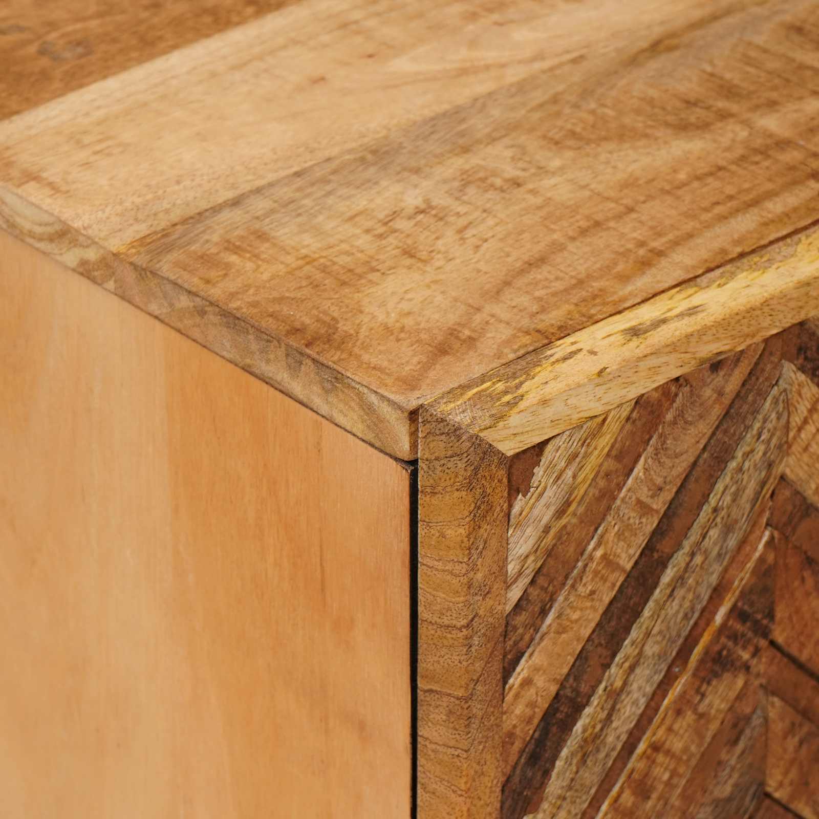 Waschbeckenunterschrank Braun 62 x 33 x 58 cm Massivholz Mango