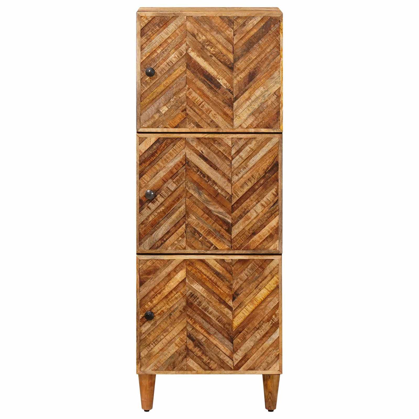Stauraumschränke Braun 40 x 33,5 x 110 cm Massivholz Mango
