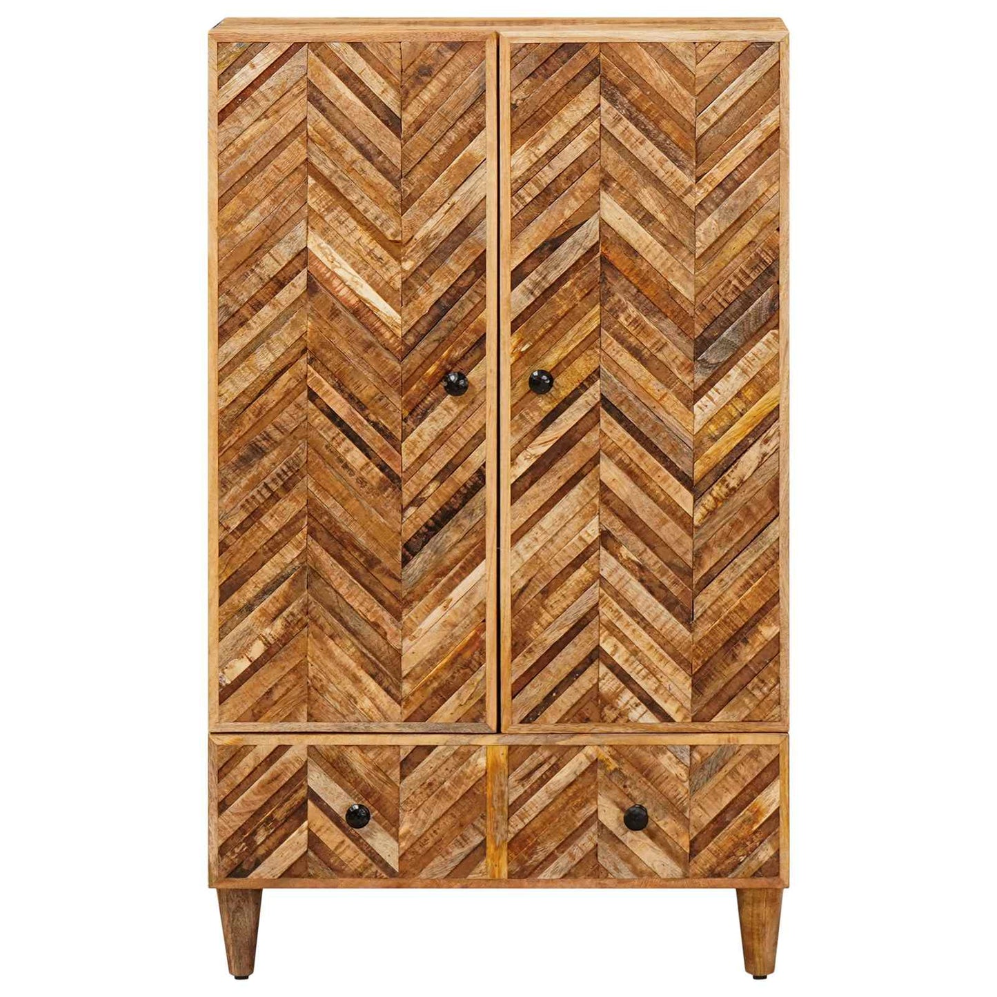 Stauraumschränke Braun 60 x 33,5 x 100 cm Massivholz Mango