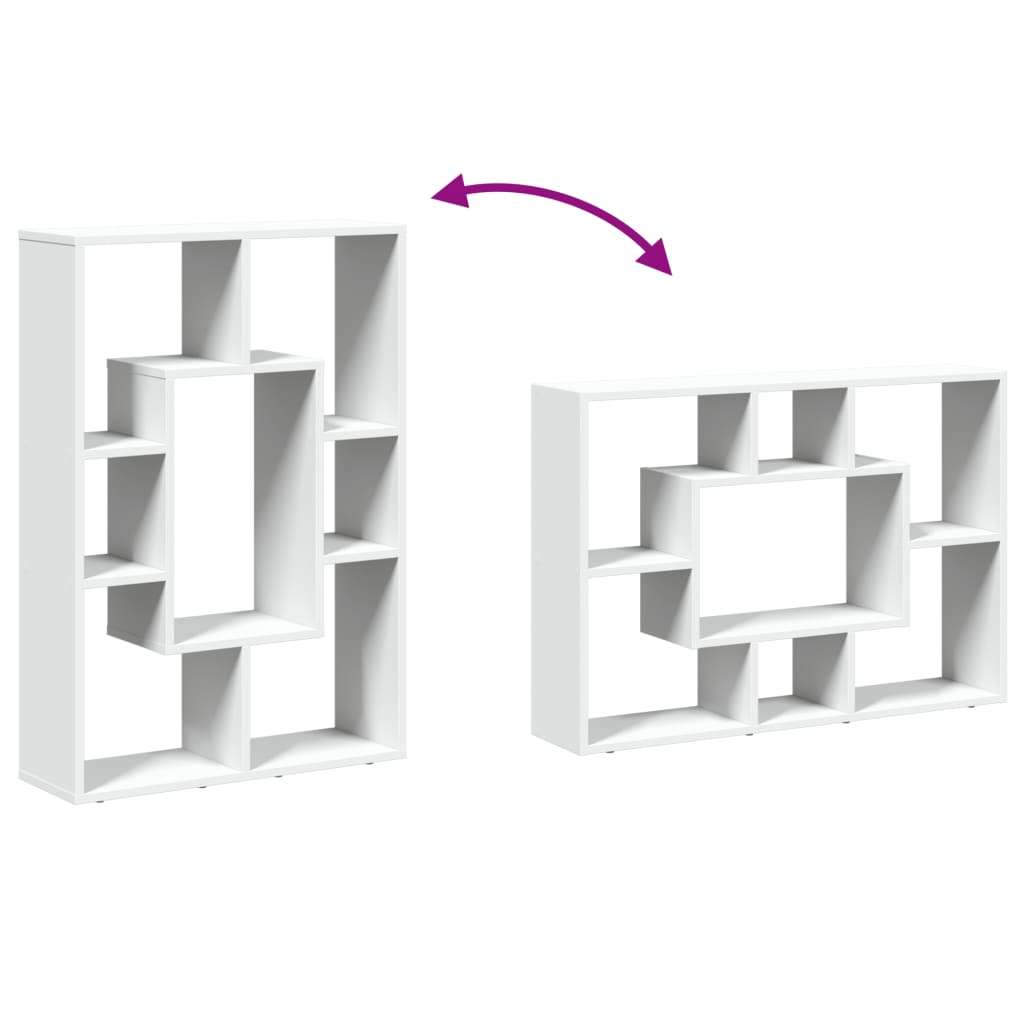 Bücherregal Weiß 63 x 20 x 90 cm Holzwerkstoff