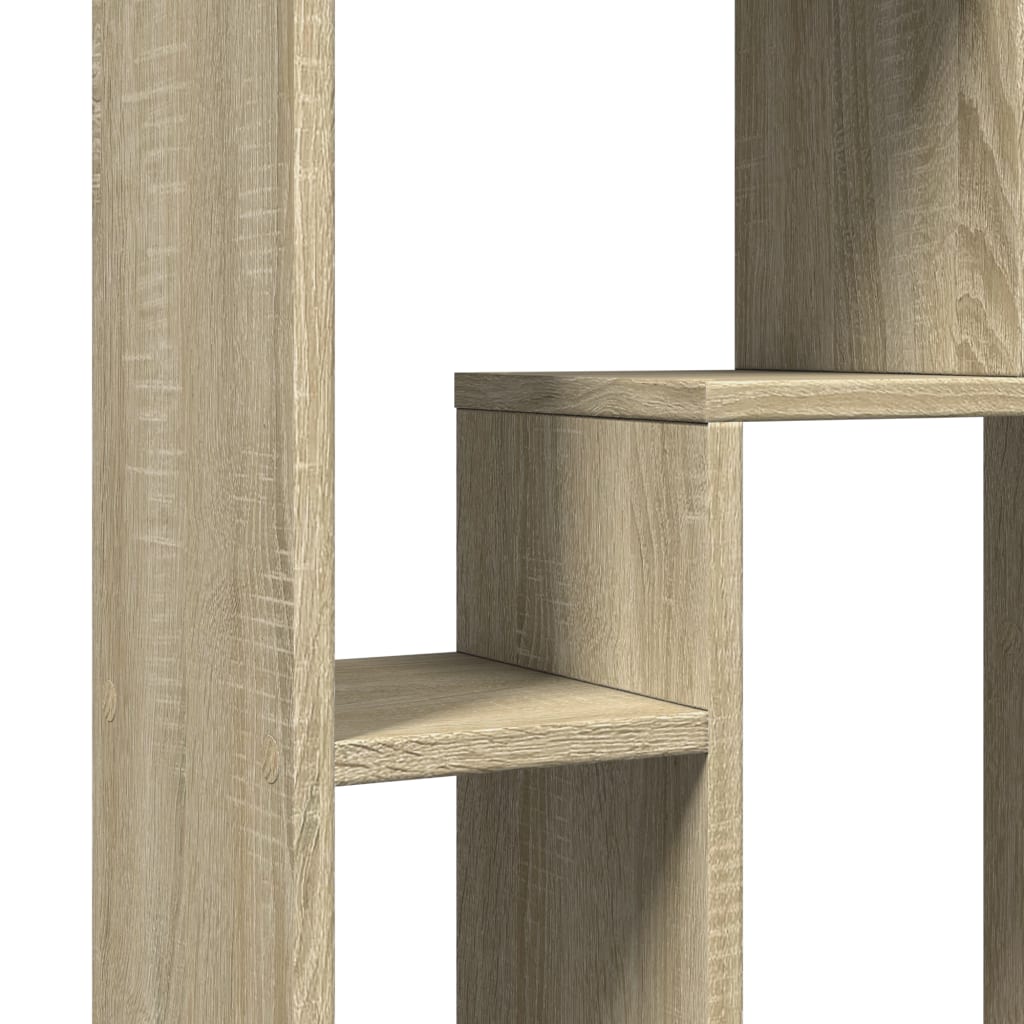 Bibliothèque chêne Sonoma 63x20x90 cm matériau bois