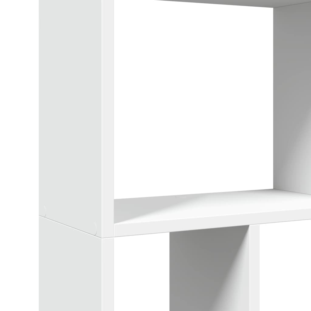 Bibliothèque blanche 60x20x120 cm matériau bois