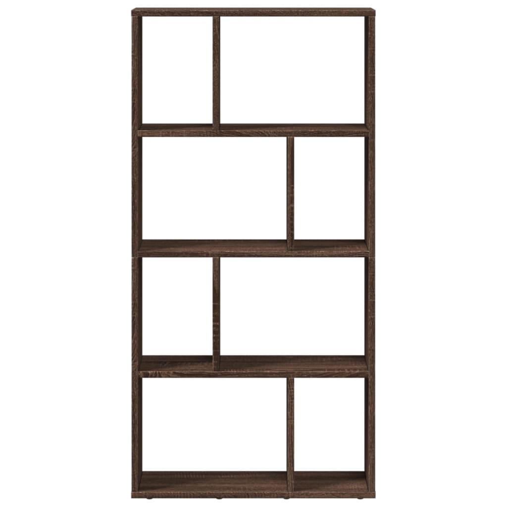 Bookshelf Brown Oak Look 60x20x120 cm Wood Material