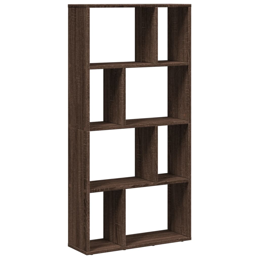 Bookshelf Brown Oak Look 60x20x120 cm Wood Material