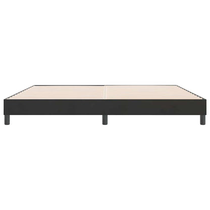 Bettgestell ohne Matratze Schwarz 180x210 cm Samt