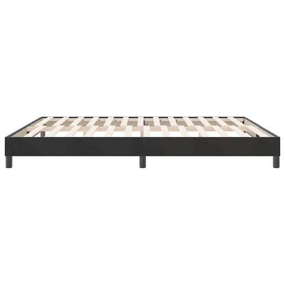 Bettgestell ohne Matratze Schwarz 180x210 cm Samt