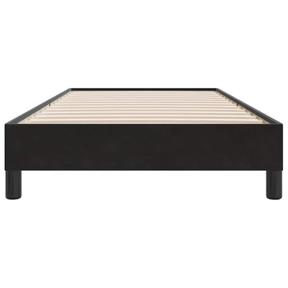 Bettgestell ohne Matratze Schwarz 80x220 cm Samt