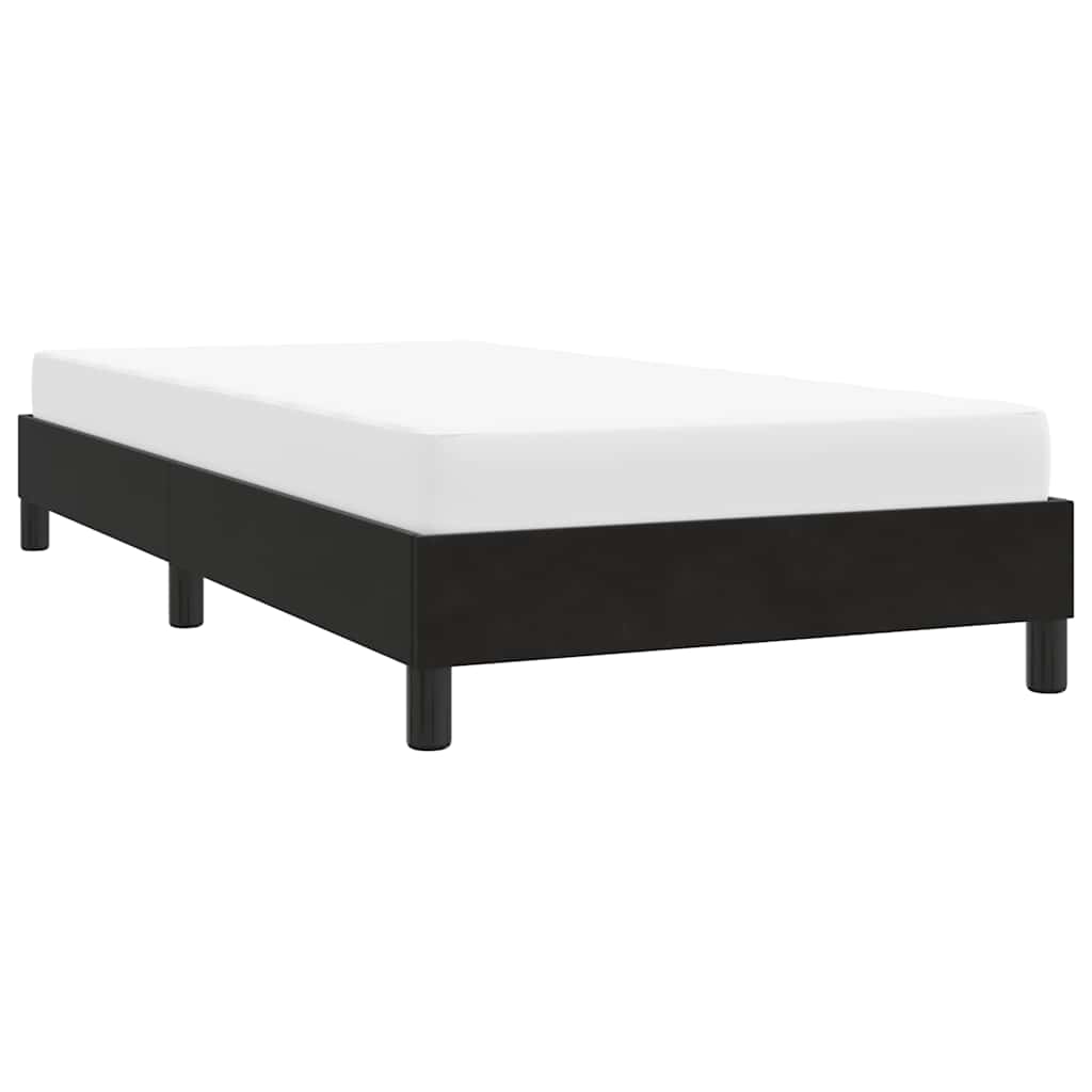 Bettgestell ohne Matratze Schwarz 100x220 cm Samt