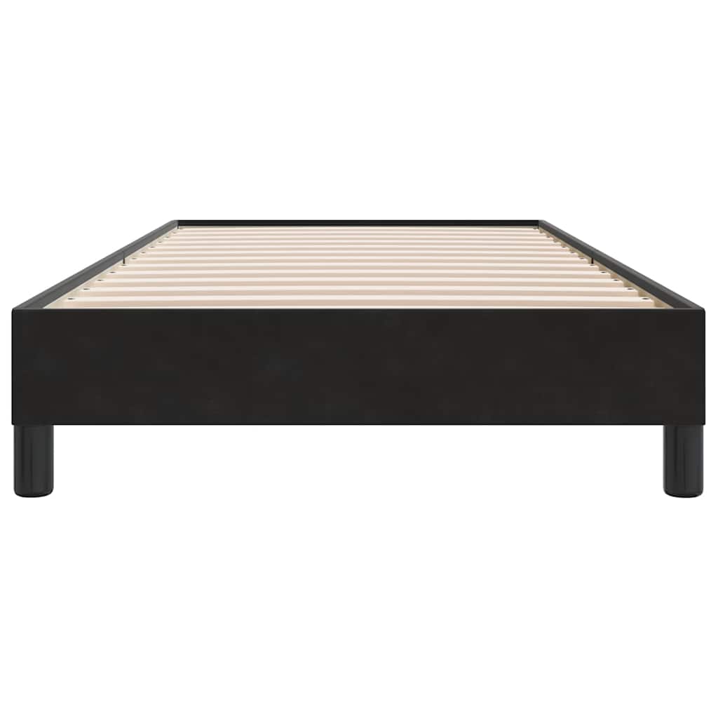Bettgestell ohne Matratze Schwarz 100x220 cm Samt
