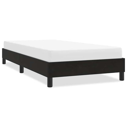 Bettgestell ohne Matratze Schwarz 100x220 cm Samt