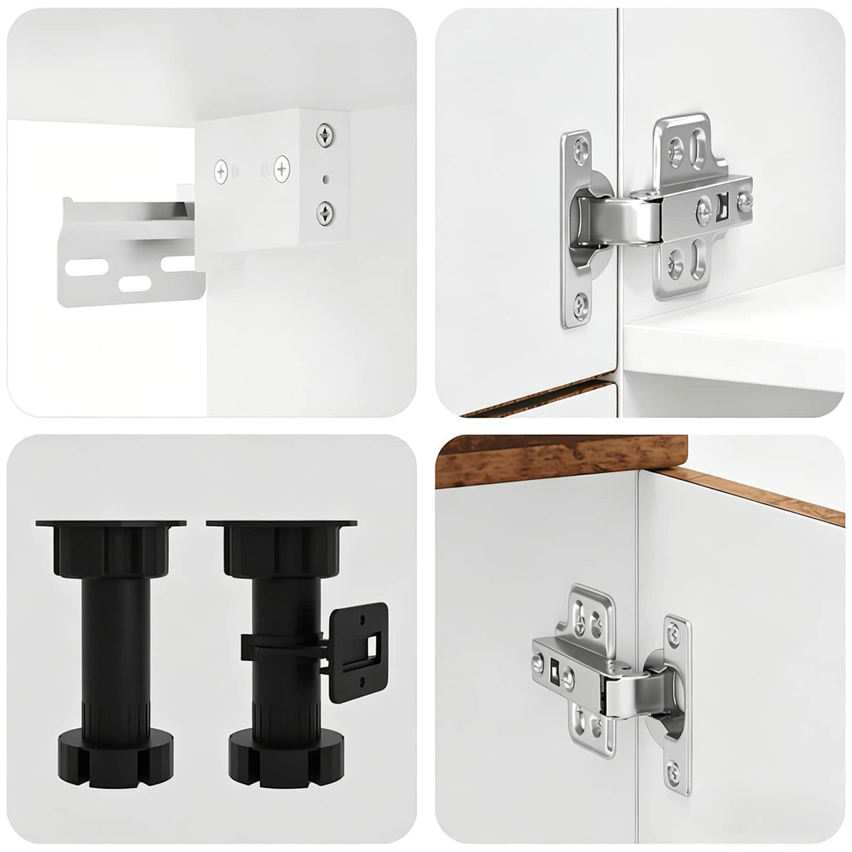7-tlg. Küchenschrank-Set Kalmar Altholz-Optik Holzwerkstoff