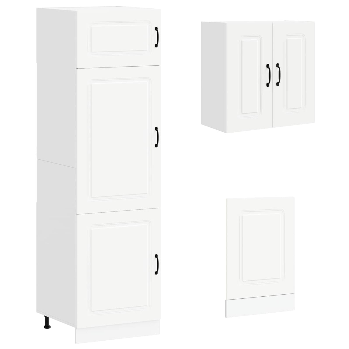 8-tlg. Küchenschrank-Set Kalmar Weiß Holzwerkstoff
