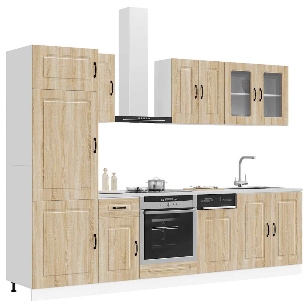 8-tlg. Küchenschrank-Set Kalmar Sonoma-Eiche Holzwerkstoff