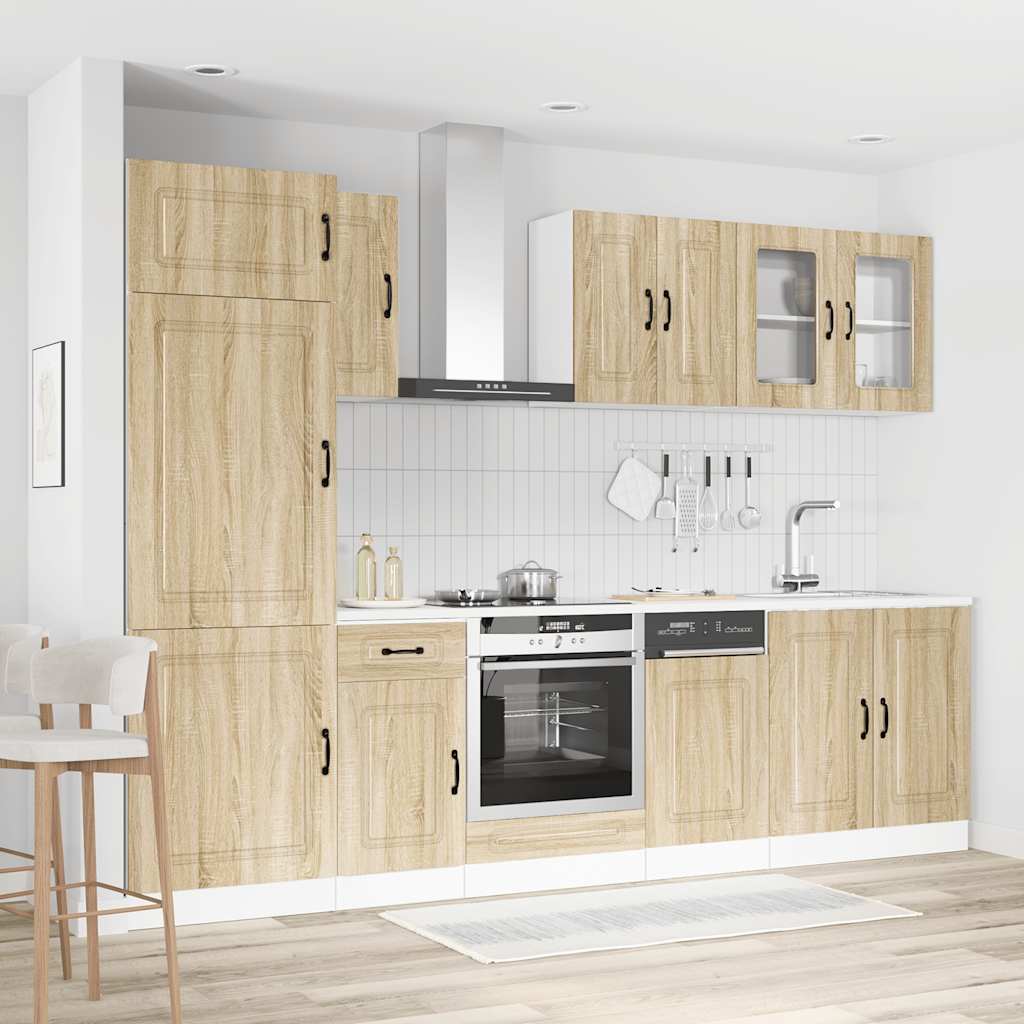 8-tlg. Küchenschrank-Set Kalmar Sonoma-Eiche Holzwerkstoff