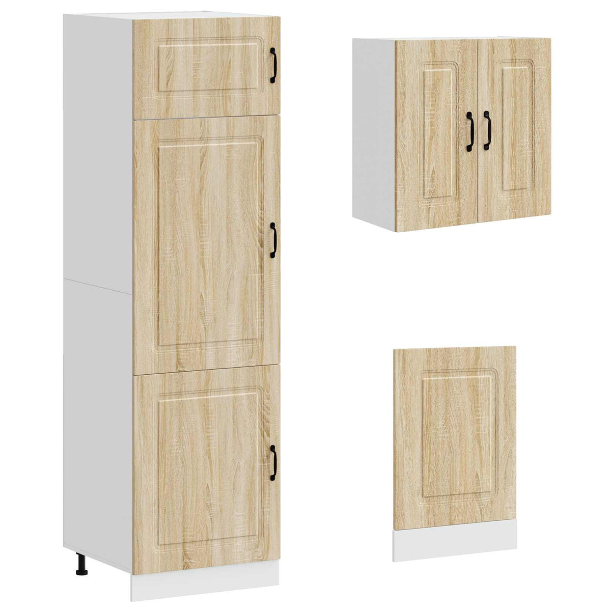 8-tlg. Küchenschrank-Set Kalmar Sonoma-Eiche Holzwerkstoff