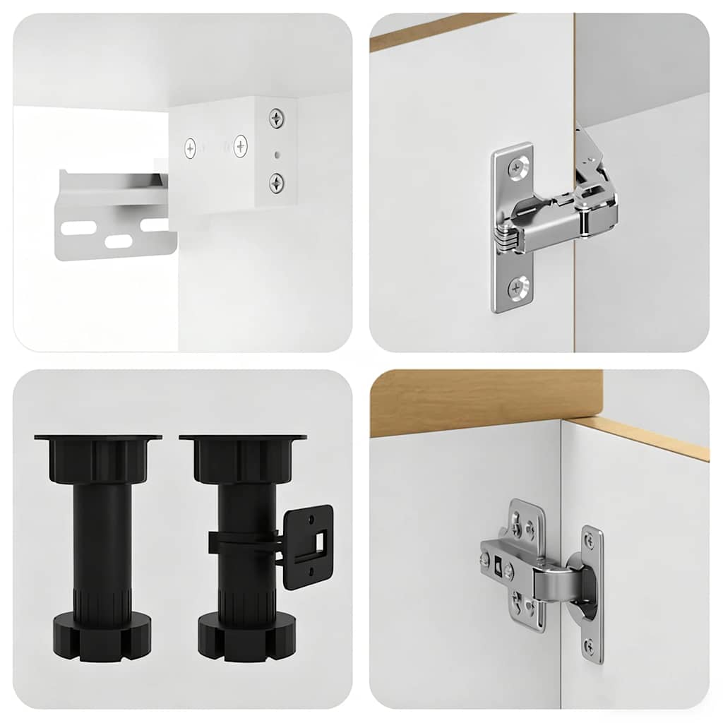 8-tlg. Küchenschrank-Set Kalmar Artisan-Eiche Holzwerkstoff