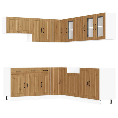 11-tlg. Küchenschrank-Set Lucca Artisan-Eiche Holzwerkstoff
