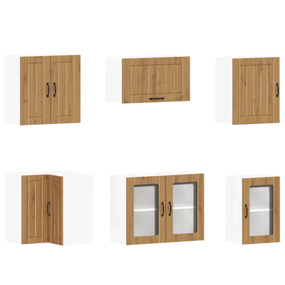 11-tlg. Küchenschrank-Set Lucca Artisan-Eiche Holzwerkstoff