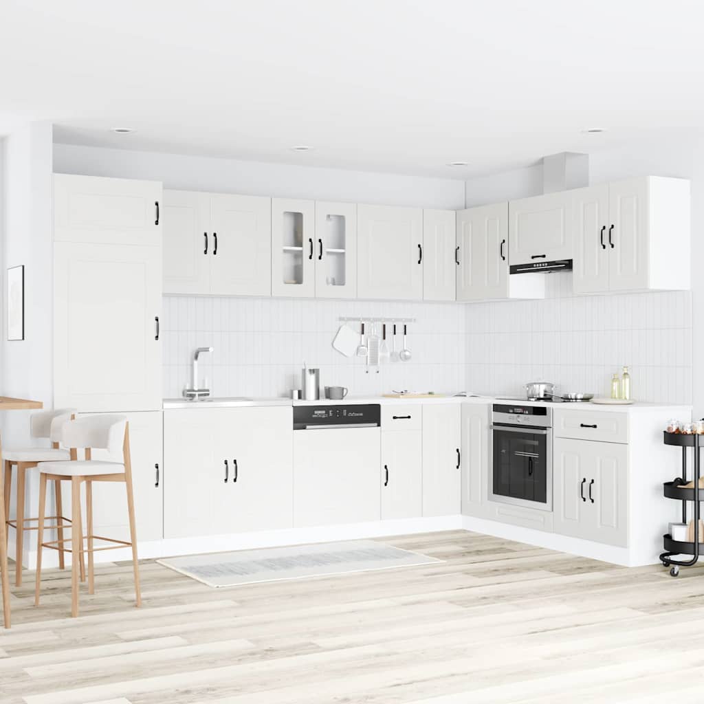 Küchenschrank Kalmar Weiß 80 x 46 x 81.5 cm Holzwerkstoff