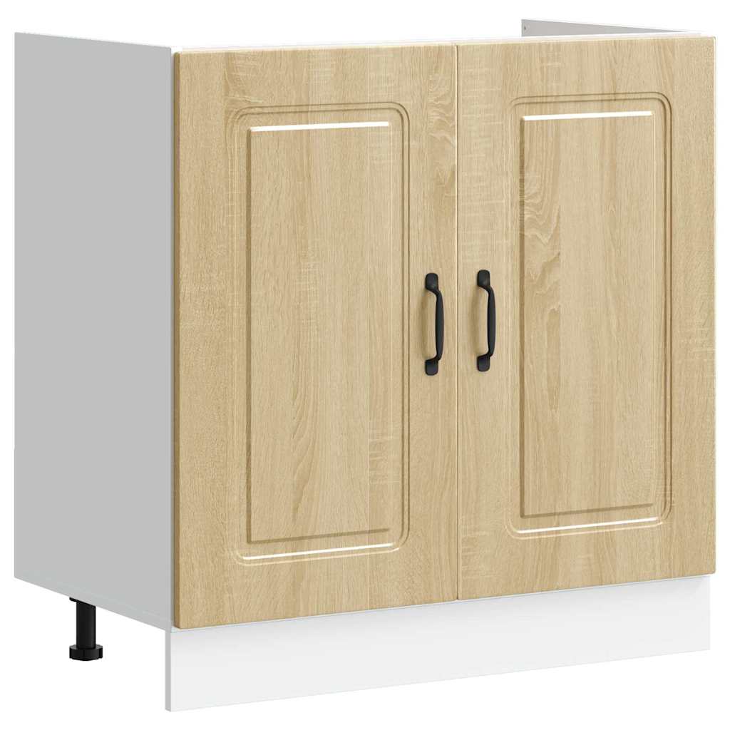 Küchenschrank mit Tür Kalmar Sonoma-Eiche 80 x 46 x 81.5 cm