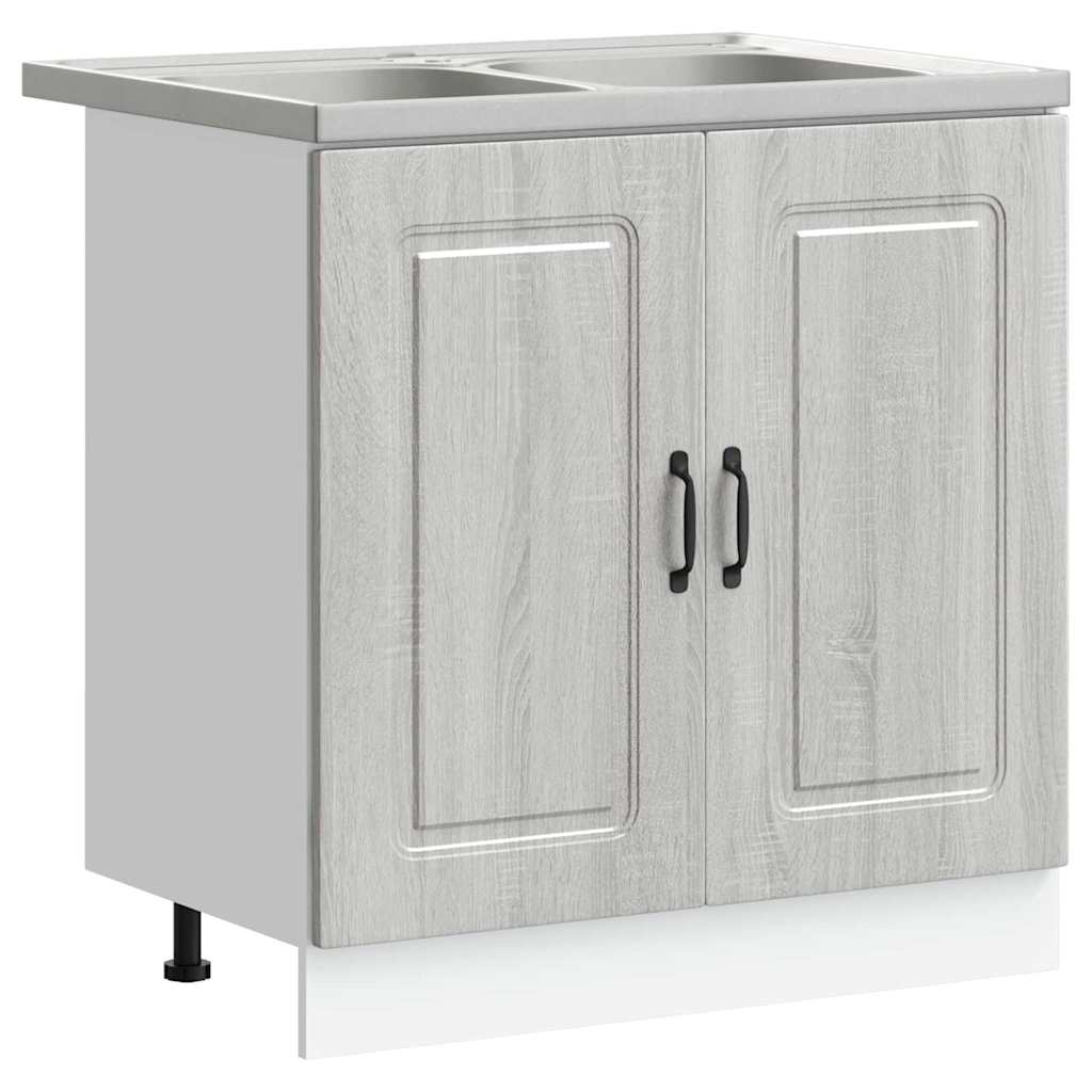 Küchenschrank Kalmar Graues Sonoma 80 x 46 x 81.5 cm