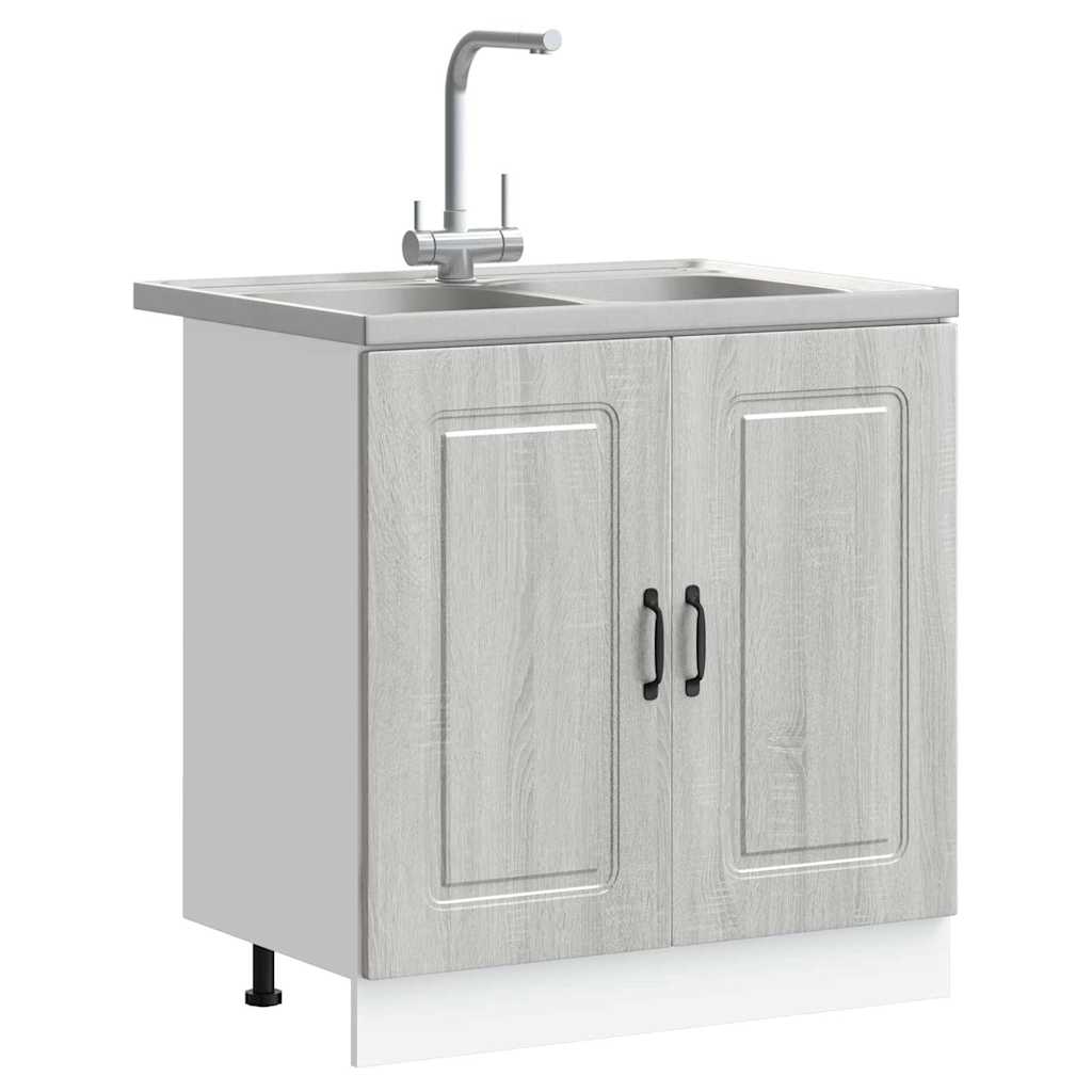 Küchenschrank Kalmar Graues Sonoma 80 x 46 x 81.5 cm