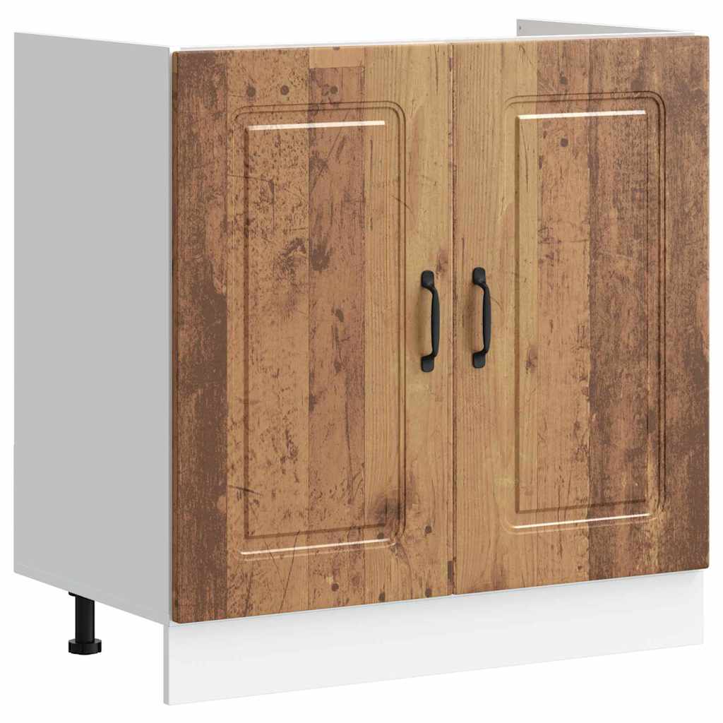 Küchenschrank Kalmar Altholz 80 x 46 x 81.5 cm Holzwerkstoff