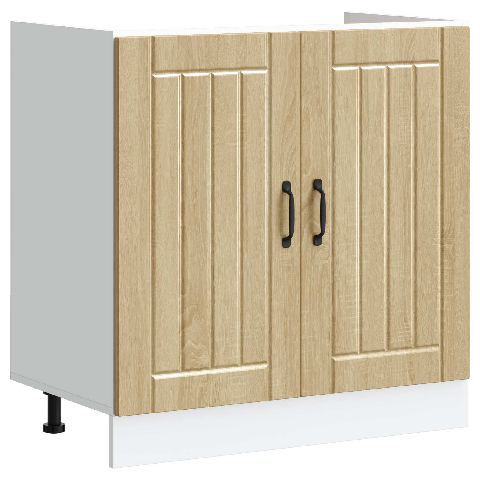 Waschbecken-Unterschrank Lucca 2 stk. Sonoma-Eiche