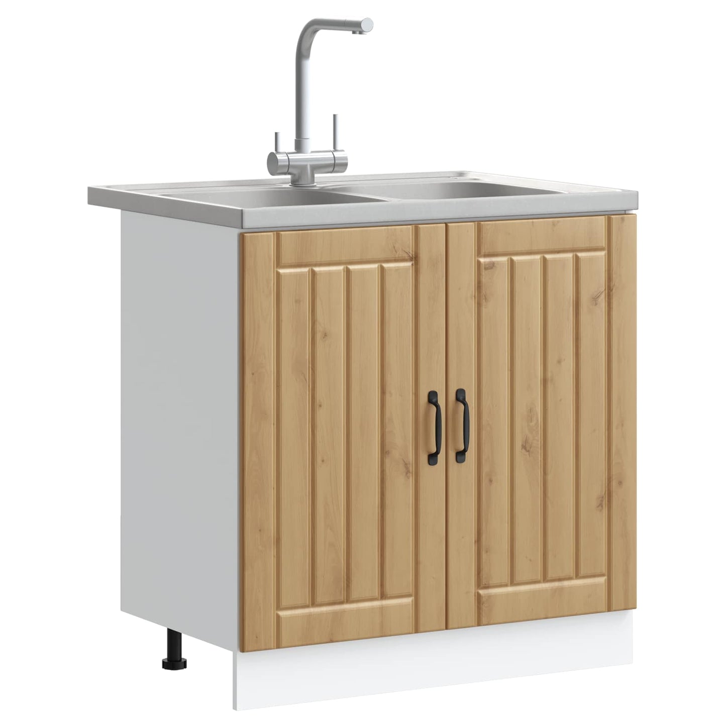 Waschbecken-Unterschrank mit Speicher Lucca 2 pcs Artisan-Eiche
