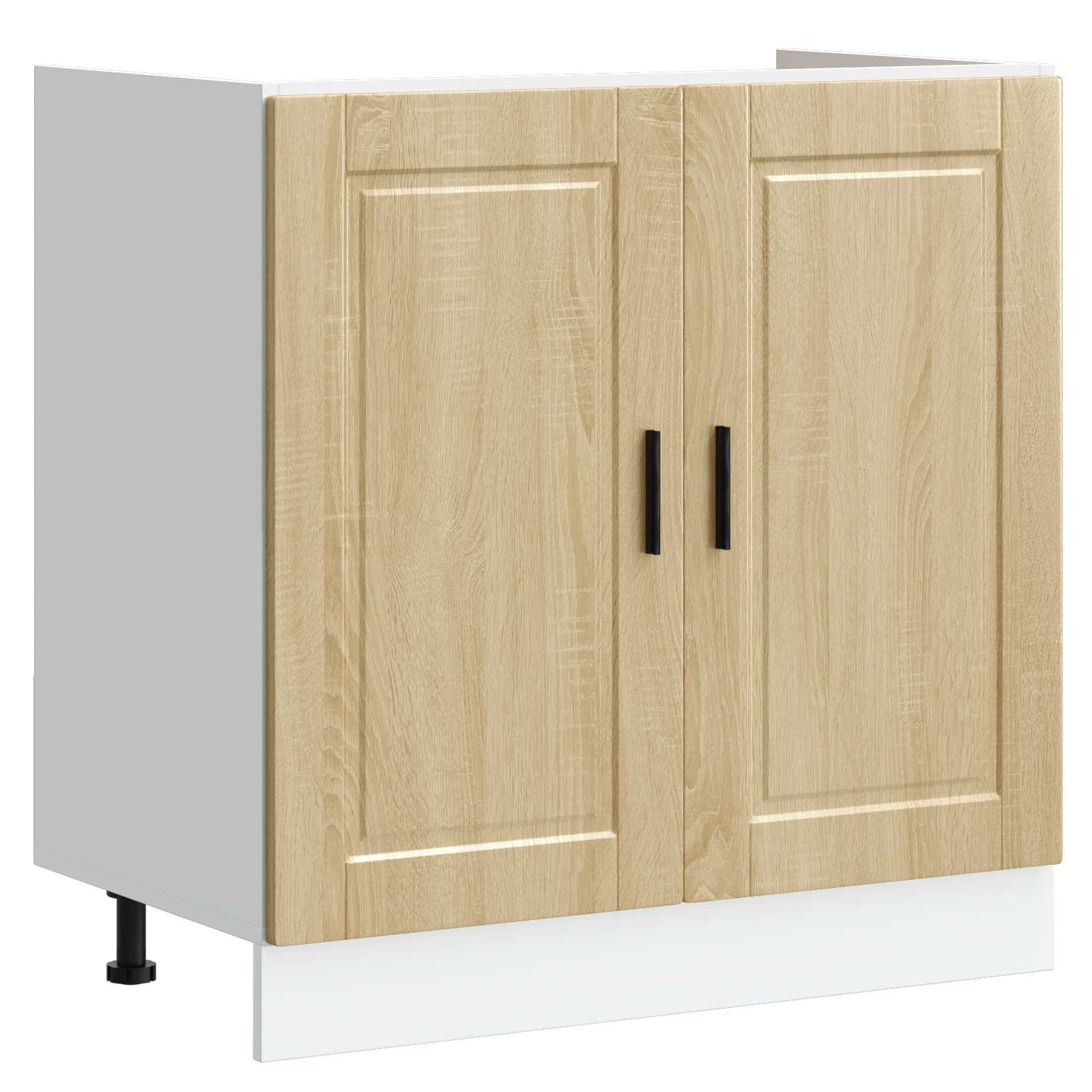 Waschbecken-Unterschrank Porto 2 stk. Braun 80 x 46 x 81.5 cm
