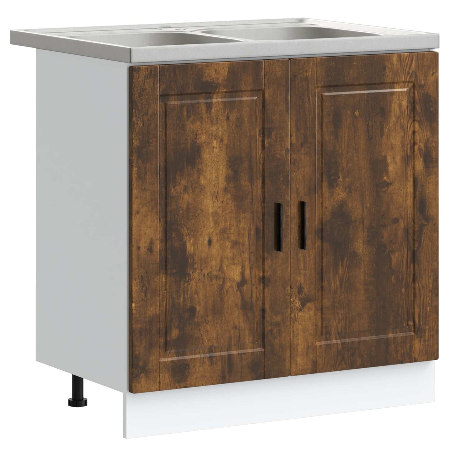 Waschbecken-Unterschrank Porto 2 stk. Braun 80 x 46 x 81.5 cm