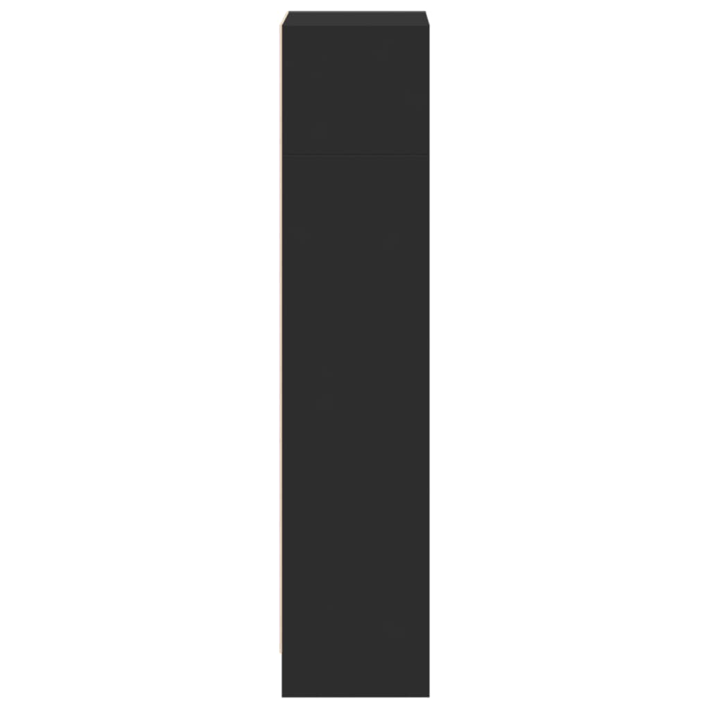 Bibliothèque noire 40x24x109 cm matière bois