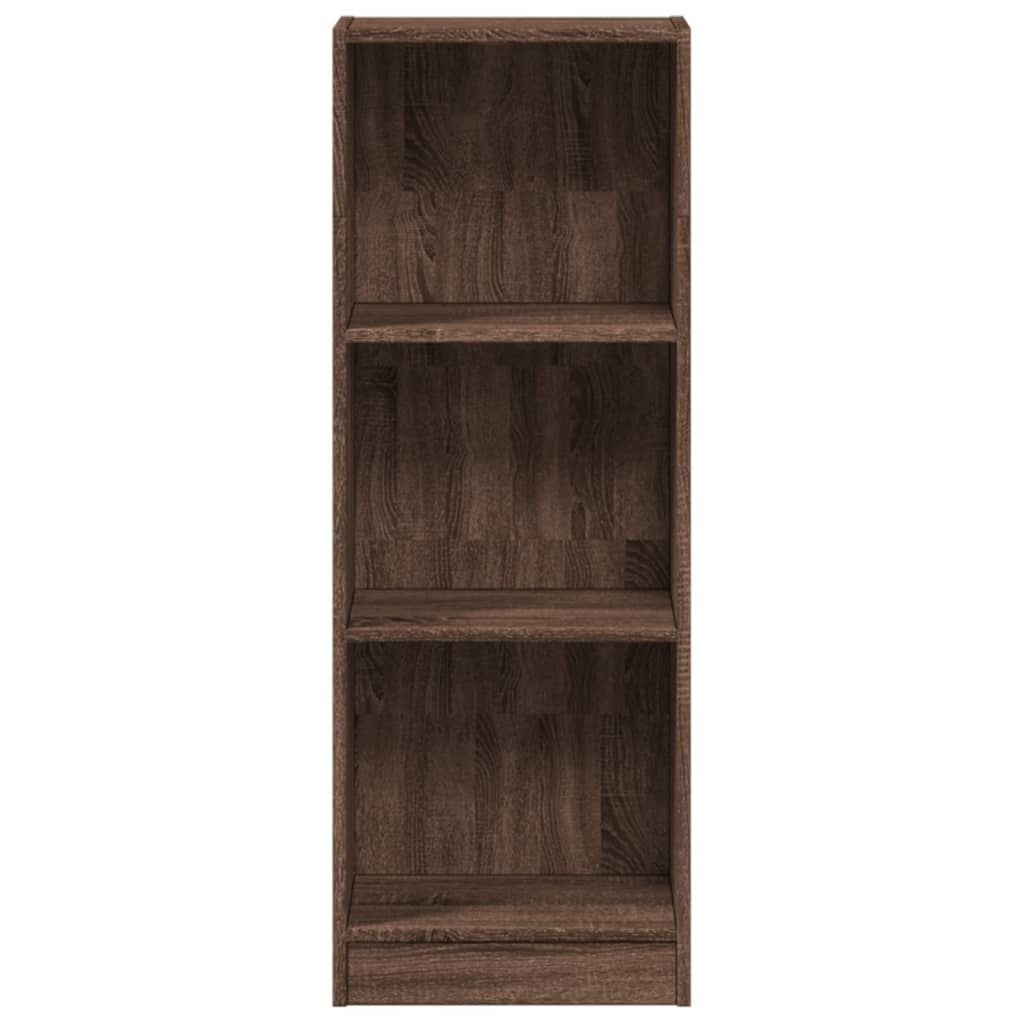 Bookshelf Brown Oak Look 40x24x109 cm Wood Material