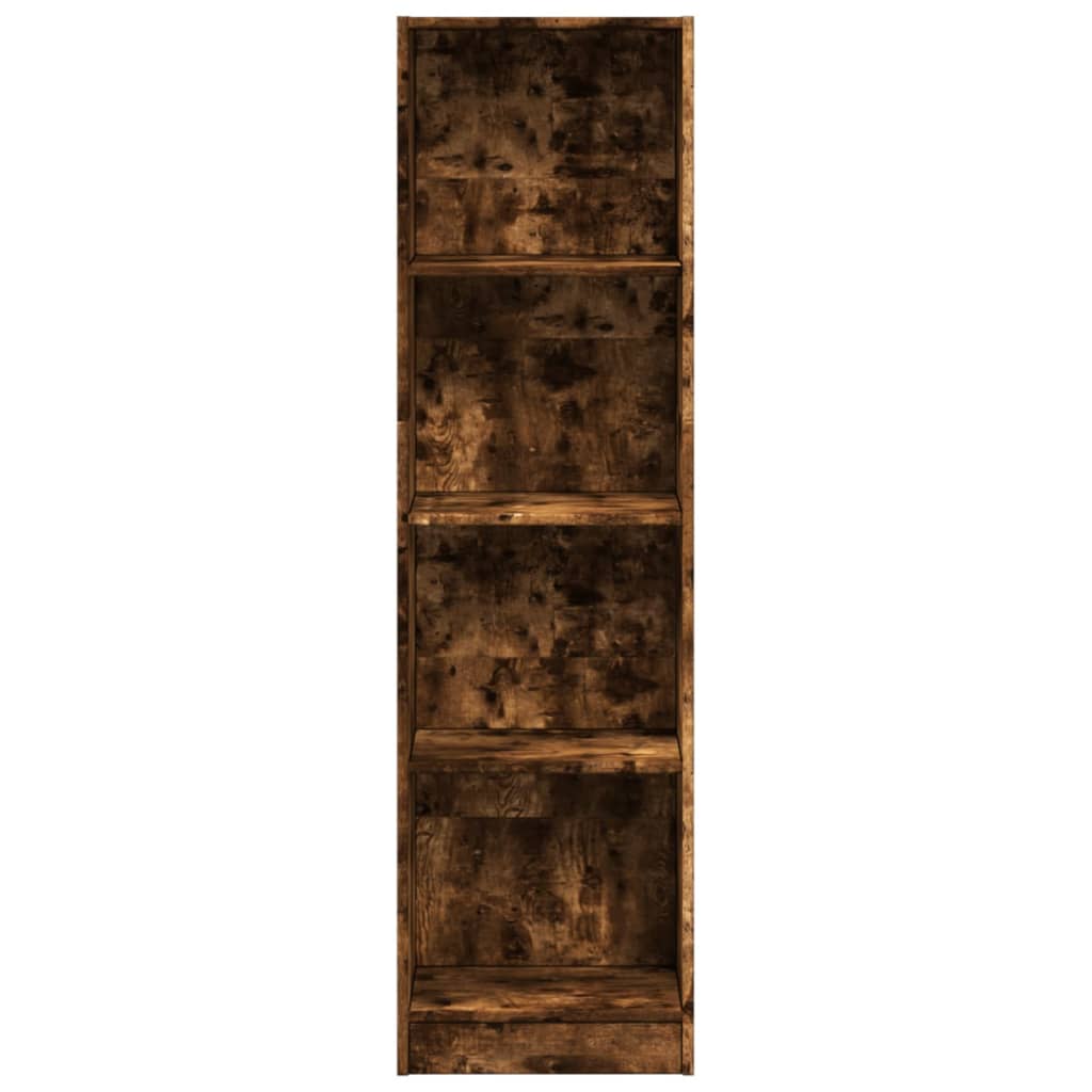 Bookshelf Smoked Oak 40x24x143 cm Wood Material