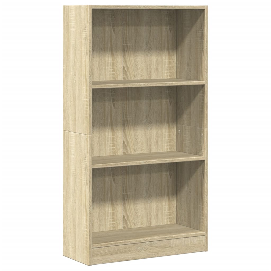 Bibliothèque chêne Sonoma 60x24x109 cm matériau bois