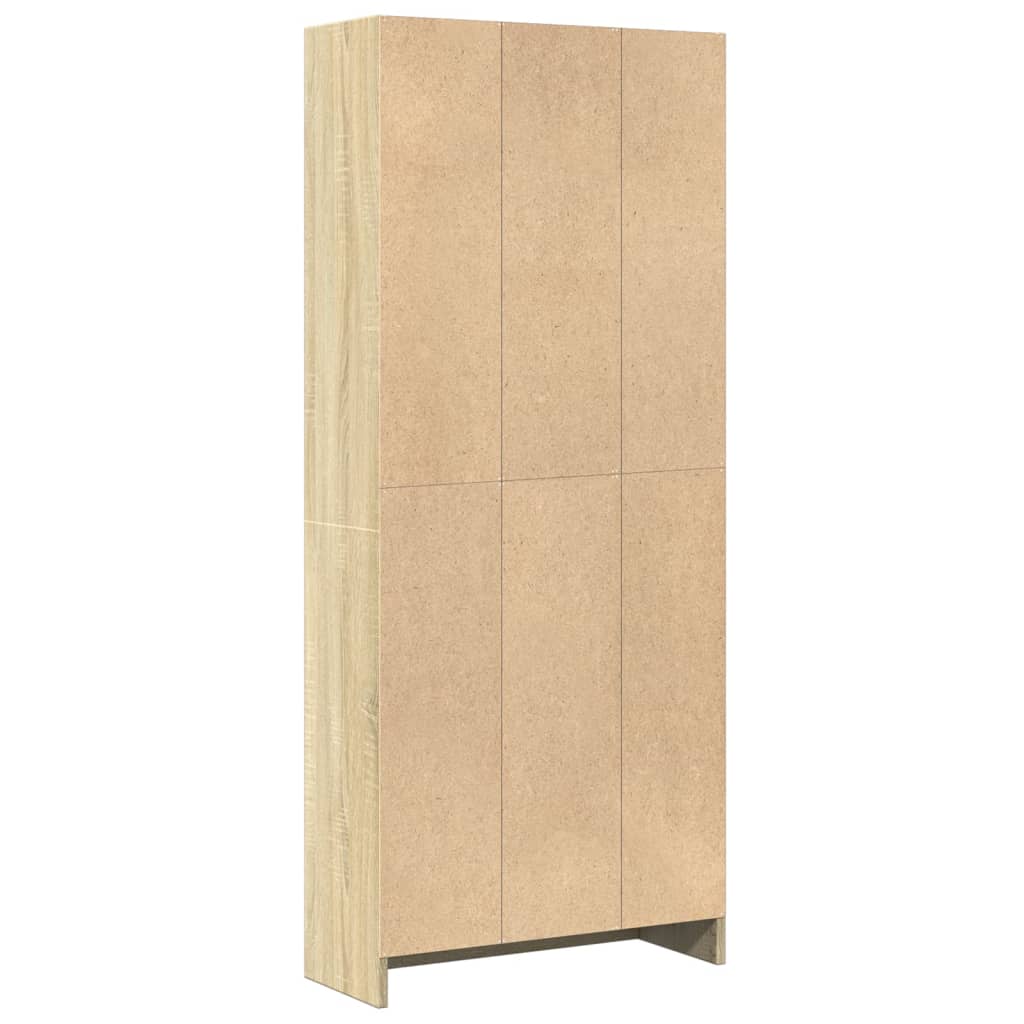 Bibliothèque chêne Sonoma 60x24x143 cm matériau bois