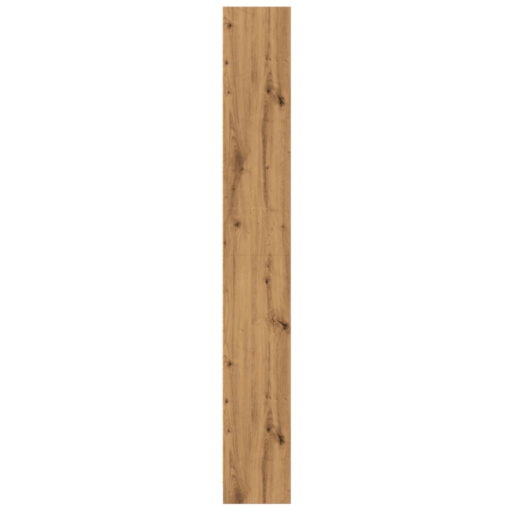 Bücherregal Artisian Oak 60 x 24 x 176 cm Holzwerkstoff