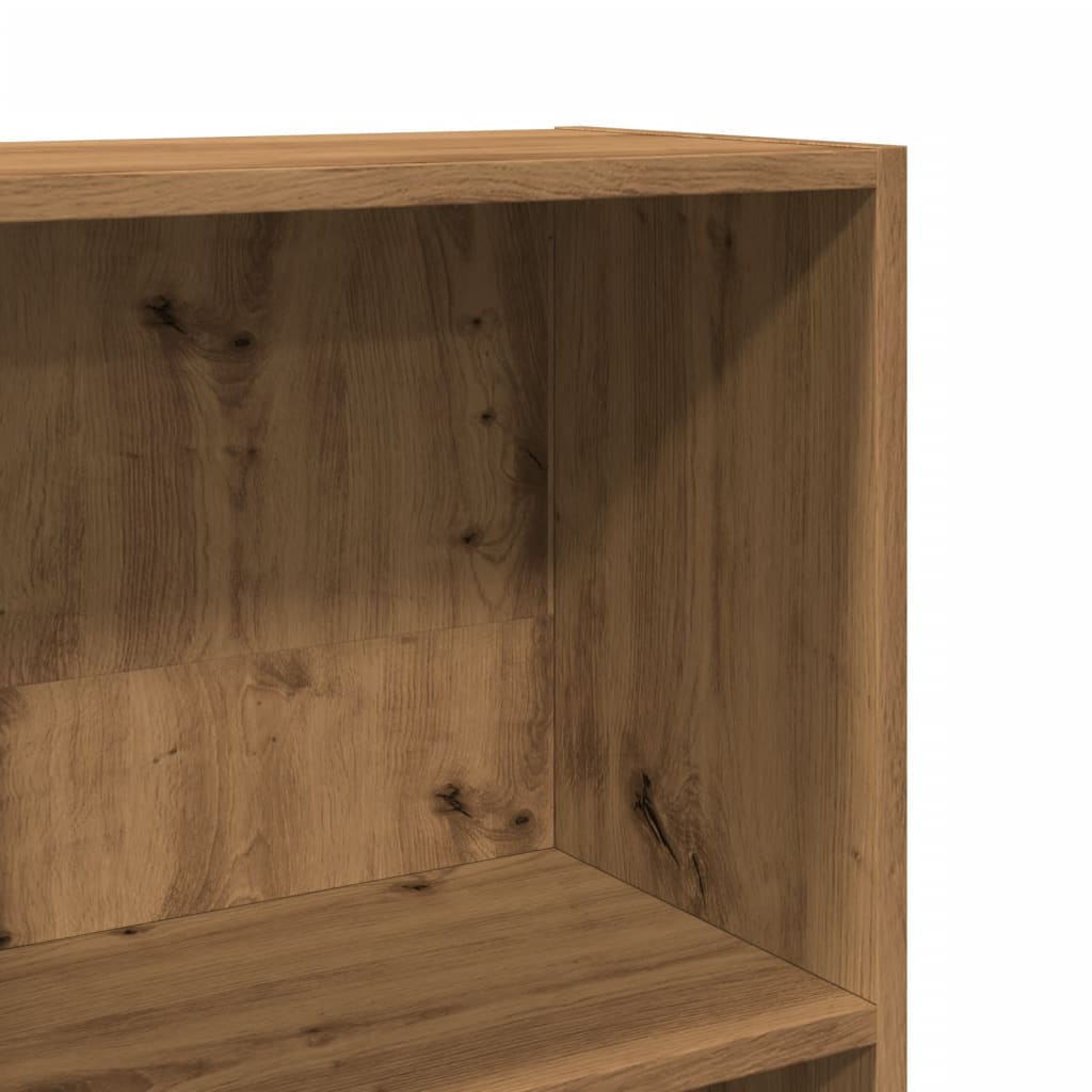 Bücherregal Artisian Oak 60 x 24 x 176 cm Holzwerkstoff